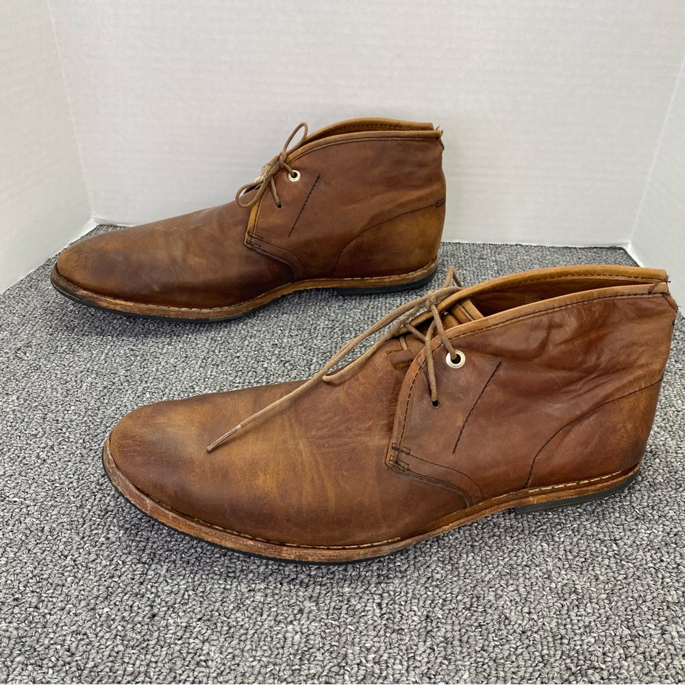 Timberland Wodehouse Lost History Chukka Boots Men's 10 Burnished Brown Leather